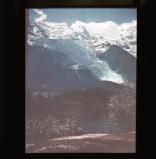 The mountain peak from Chamonix