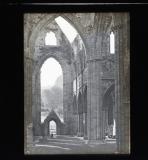Cathedral ruins, looking to door