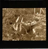 Falls at side of road up Honister Pass