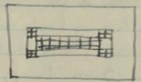 Illustration of design on pillow case