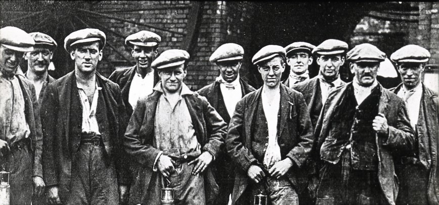 Photograph of miners in the 1920s