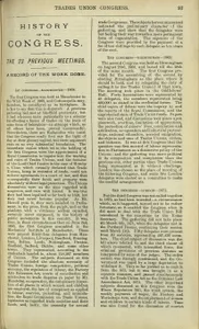 History of the Congress