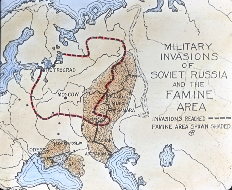 Military invasions of Soviet Russia and the famine area