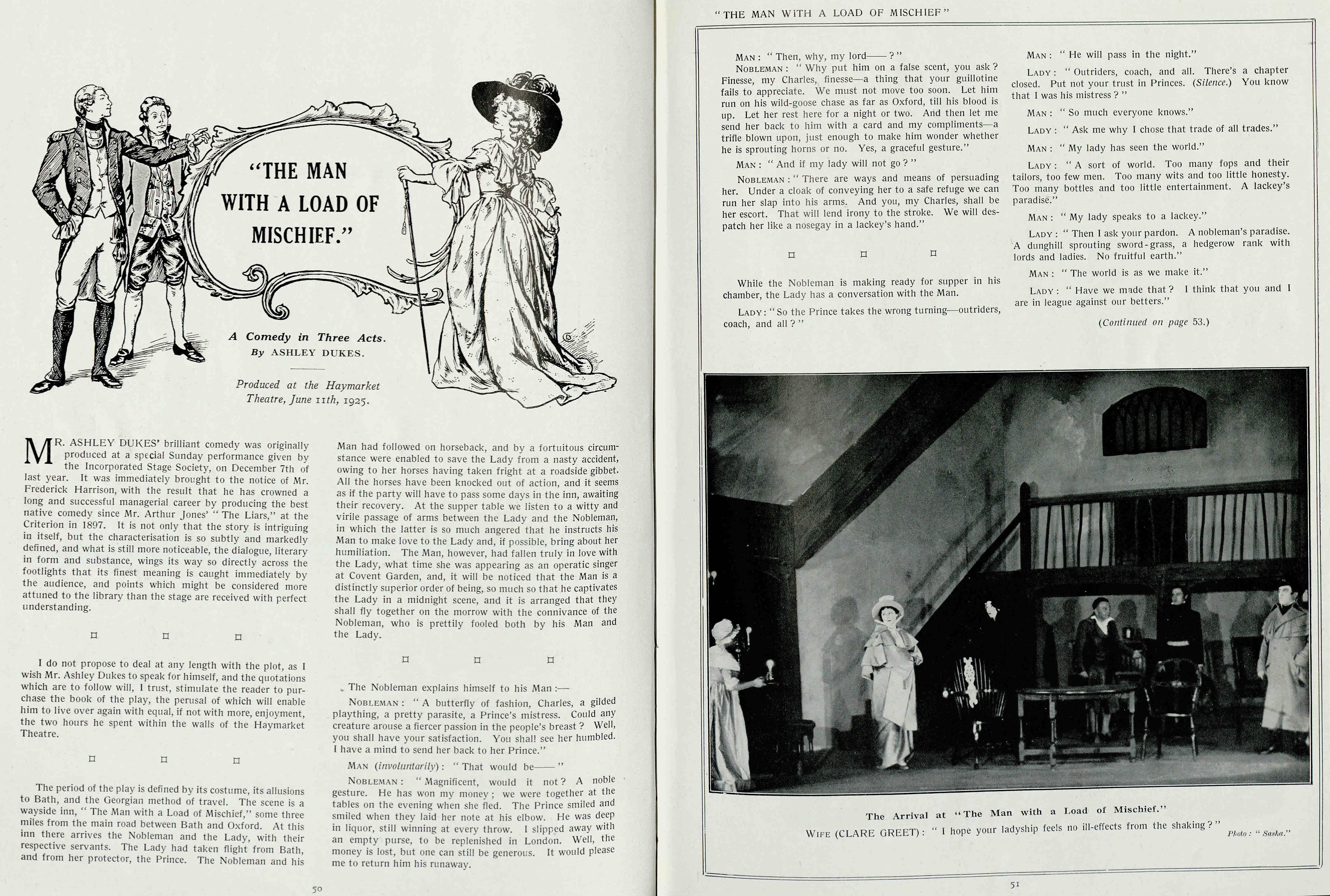 Pages from Play Pictorial about The Man With A Load of Mischief