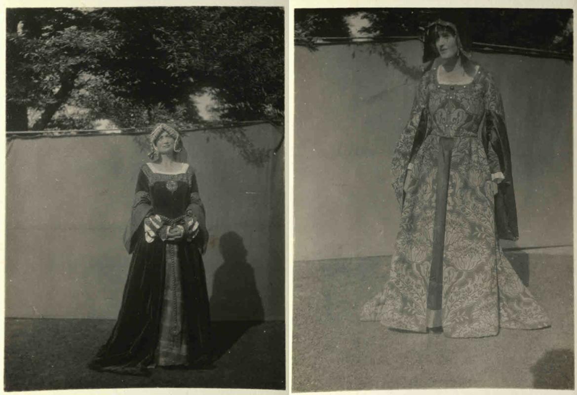 Photographs of Eileen Younghusband in costume for Henry VIII