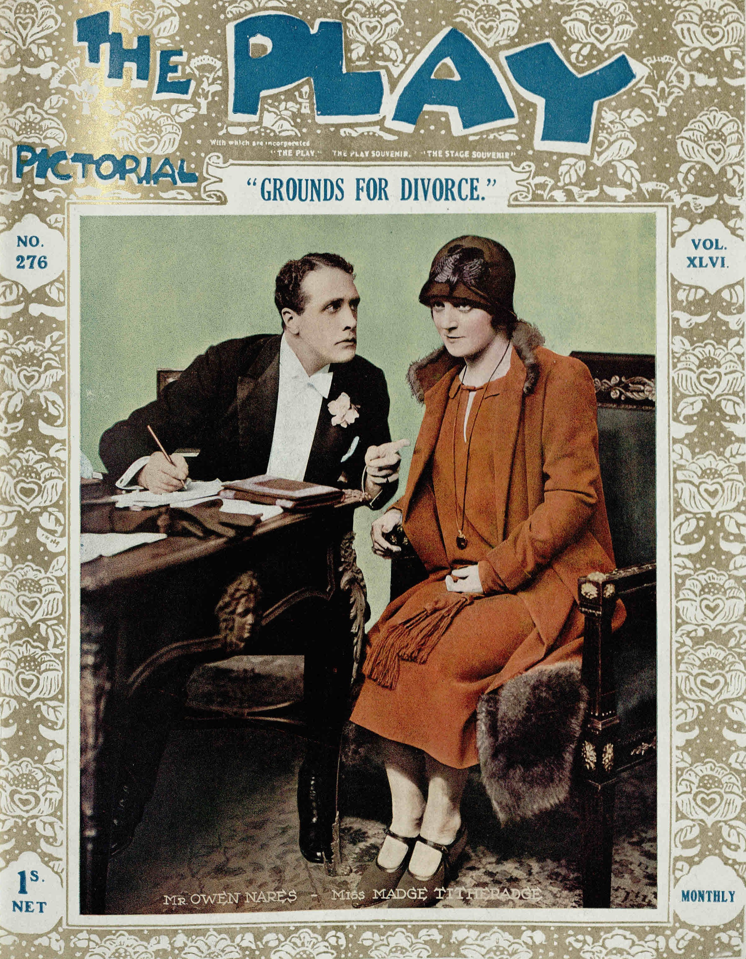 Front cover of Play Pictorial, featuring Grounds for Divorce