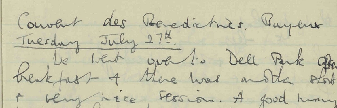 Extract from diary no.21