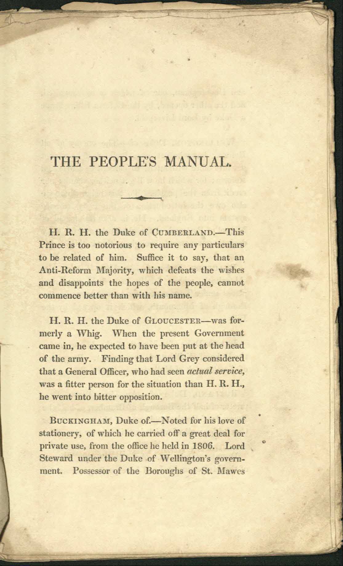 The Peoples Manual