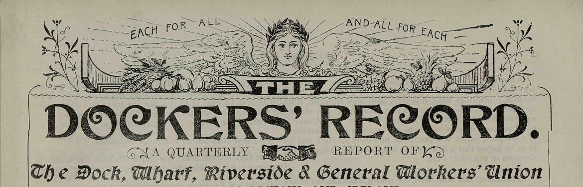 Masthead of the journal 'The Dockers Record'