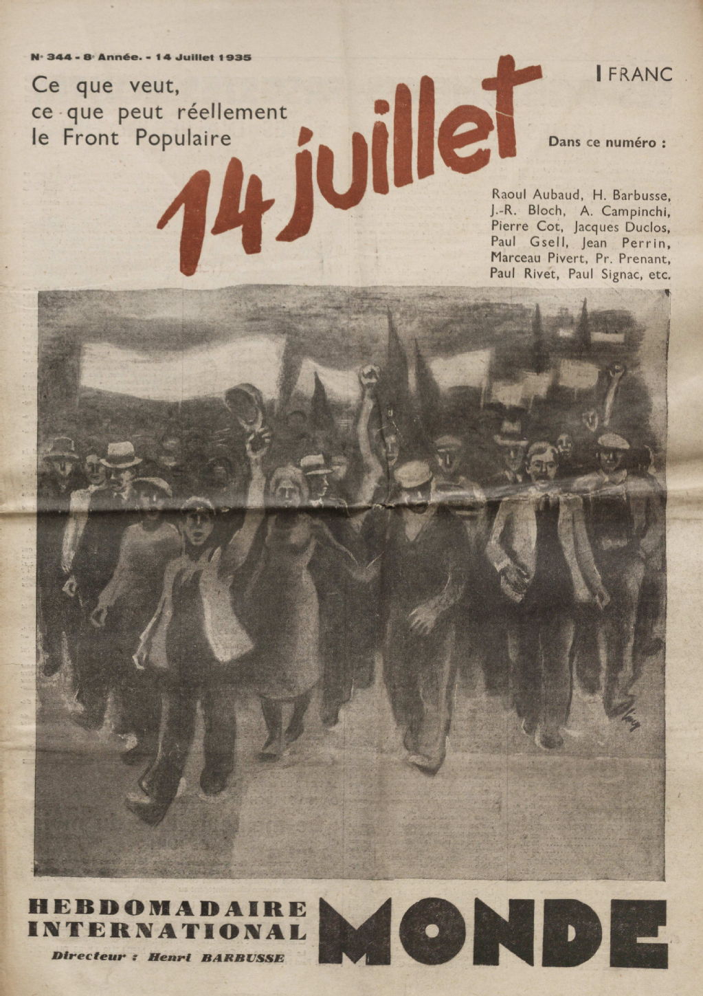 '14 Juillet [14 July]', 1935