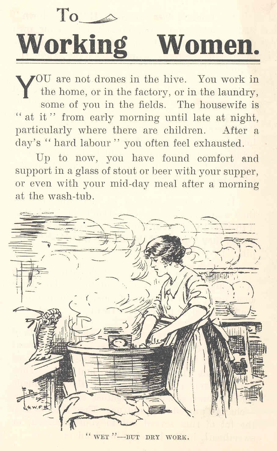 'To working women', undated [1920s]