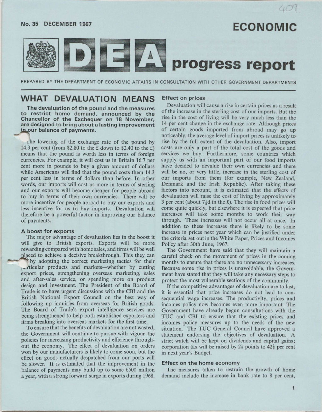 "What devaluation means", December 1967