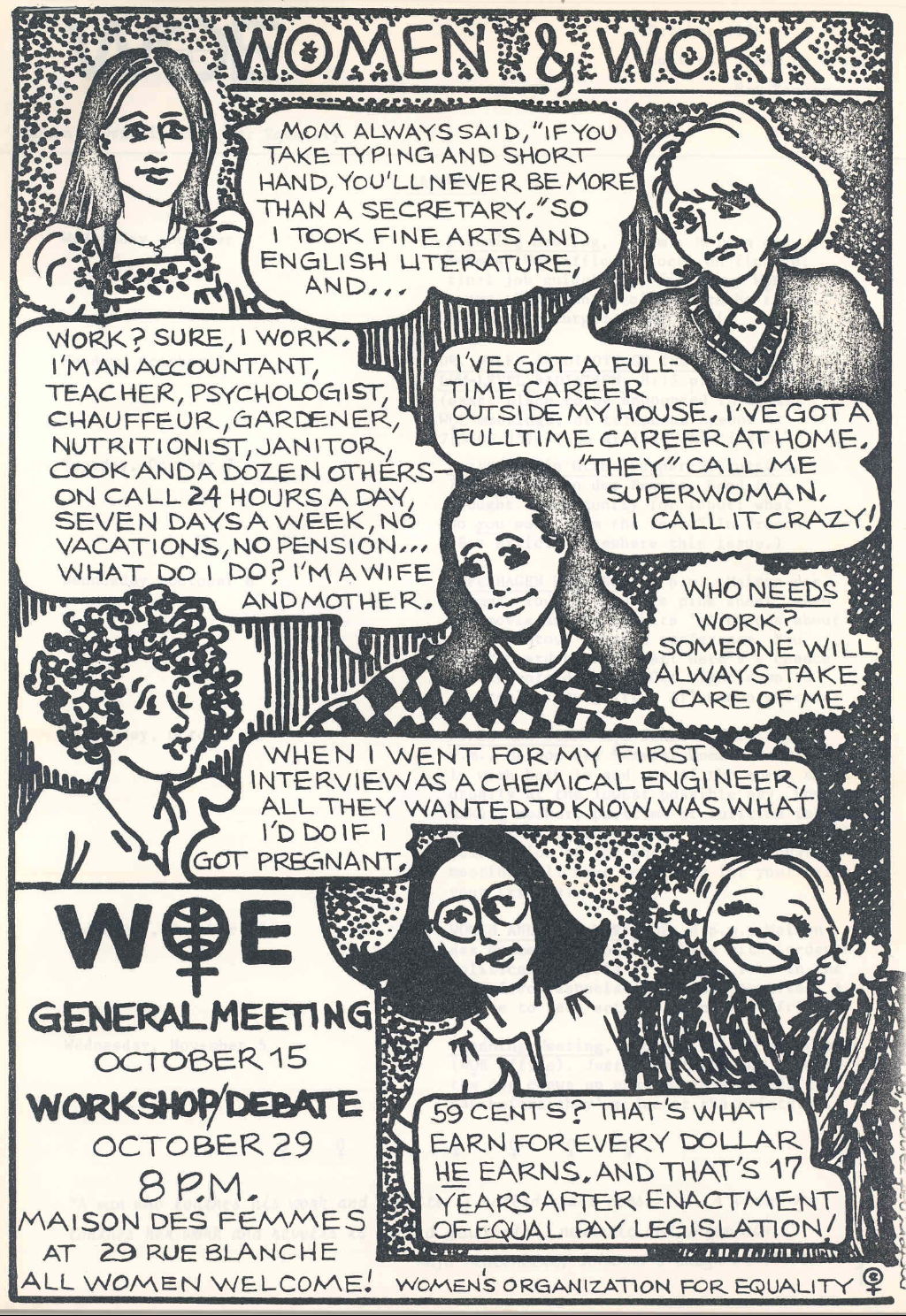 'Women and work', 1980