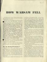 How Warsaw fell