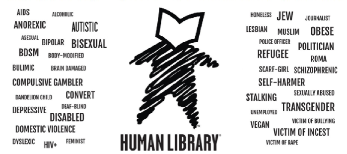 Word cloud of Human Library book titles