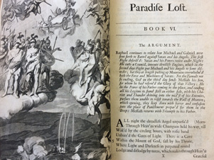 A photo of the book 'paradise lost' illustrations