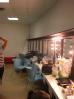 Our glamourous dressing room