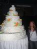 The wedding cake plus Jo for scale!