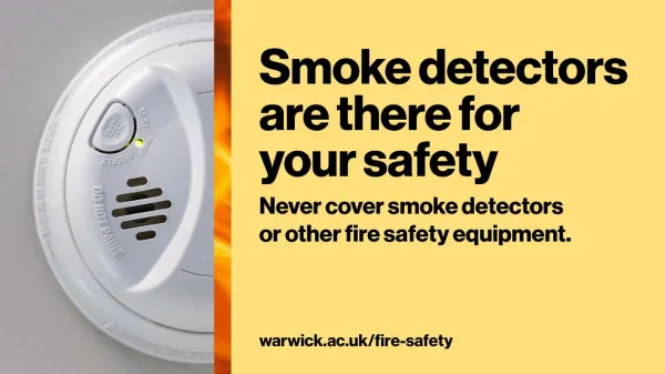 Smoke detectors are there for your safety