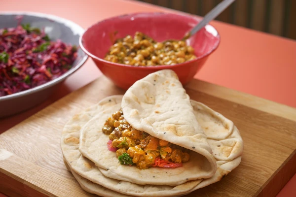 Eatwise Test Kitchen flatbread with seasonal fillings