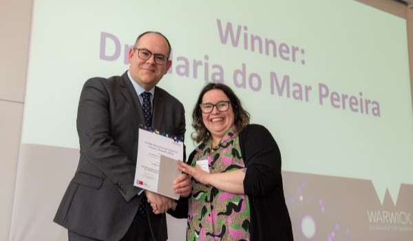 Maria at the Research Celebration Awards