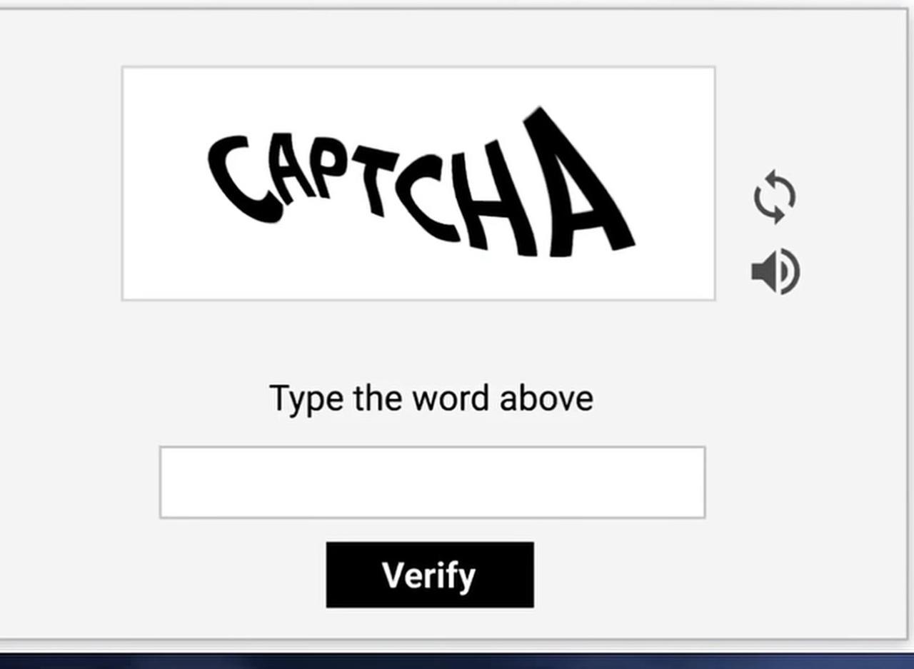 Sample of real Captcha