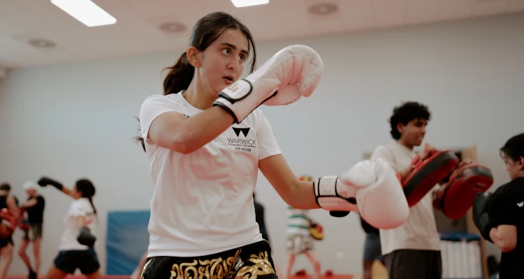 Muay thai in the Sports & Wellness Hub