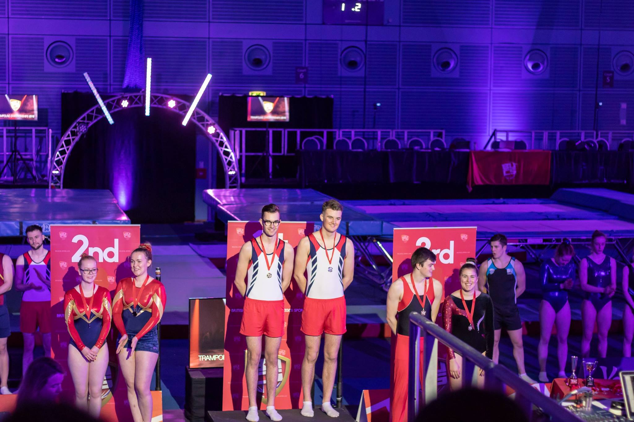 Will and Rebecca on the podium