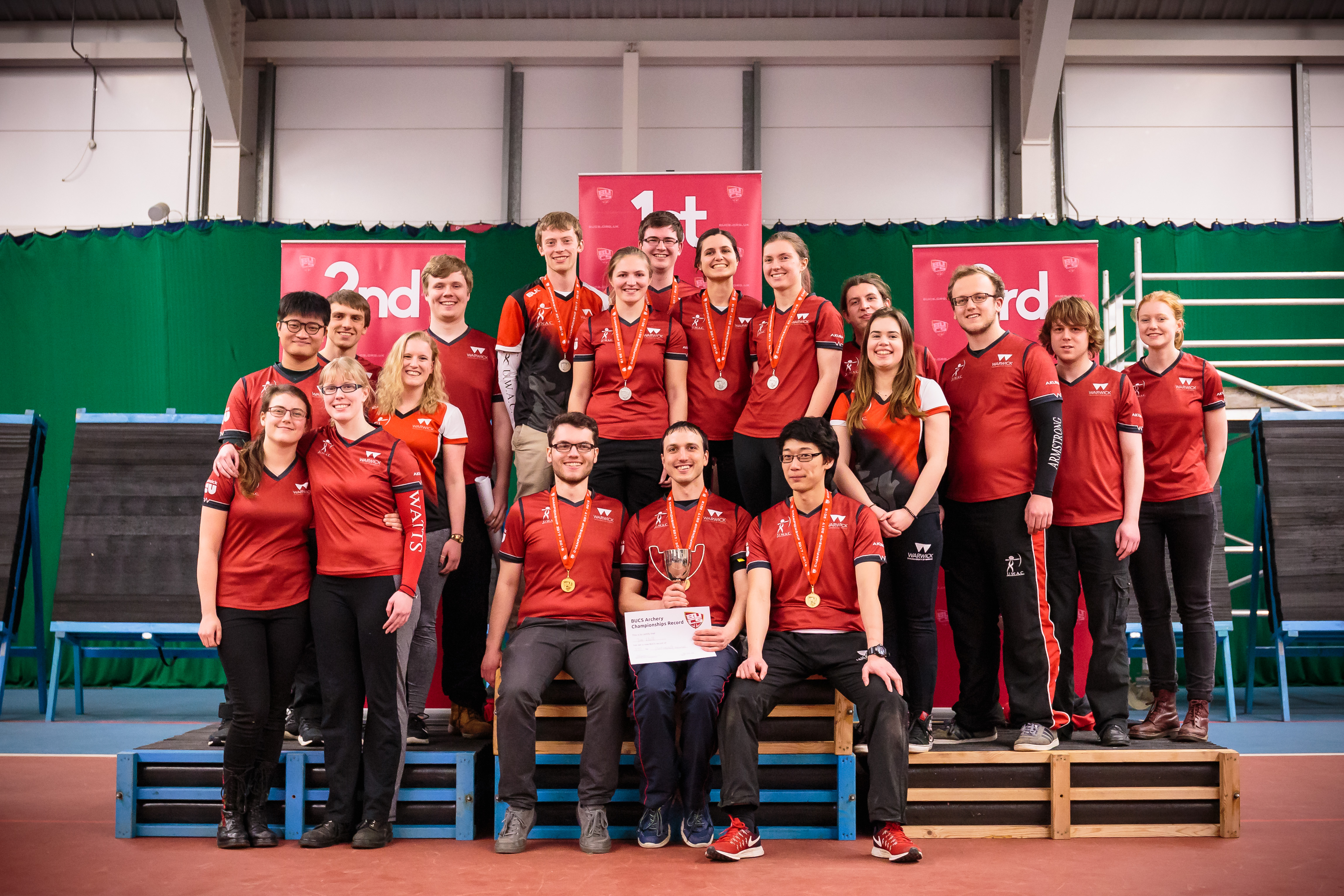 all the #TeamWarwick archers