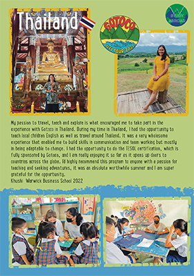 Khushi in Thailand