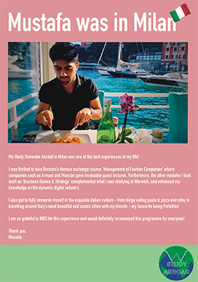 Mustafa was in Milan