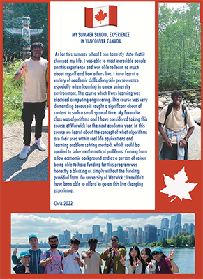 Student Vancouver poster
