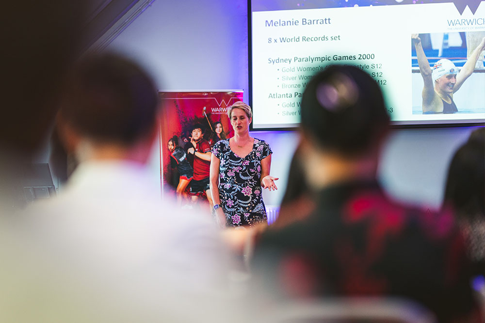 Speech by Paralympian Melanie Barratt