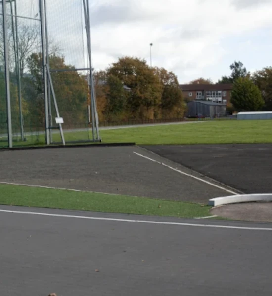 Hammer throw area