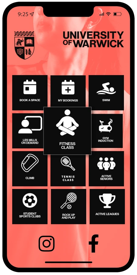 Choose from a range of sports and activities, from swimming to Active Leagues or just manage your existing bookings and favourites all from the UoW app