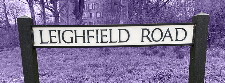 Leighfield Road sign