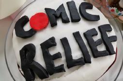 comic relief cake