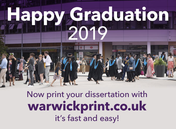 print your dissertation with Warwick Print