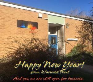 Happy New Year - we are open for business