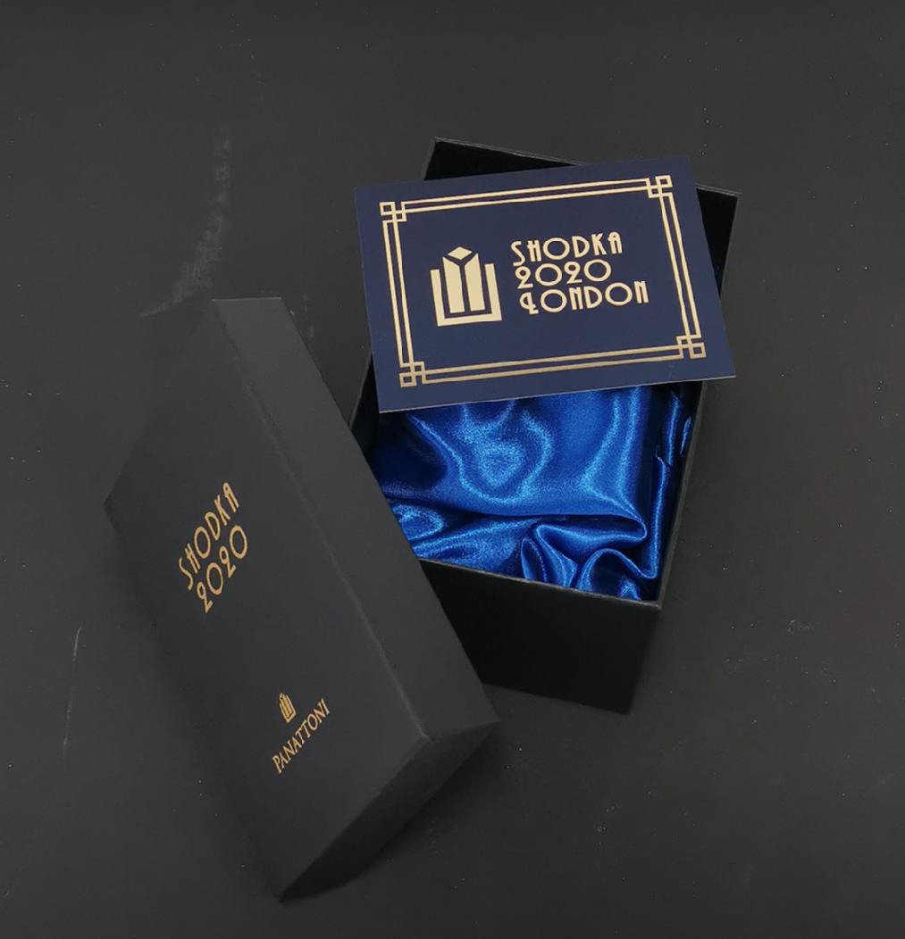 shodka presentation box and card