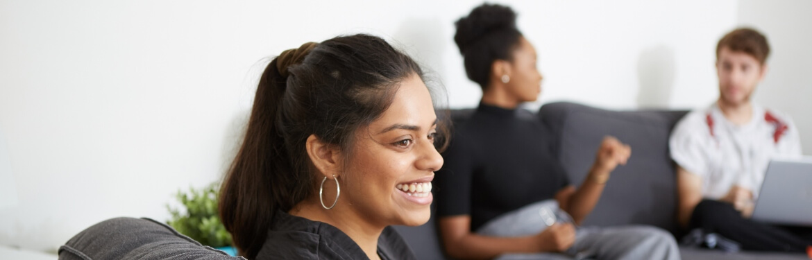 Students in off campus accommodation at the University of Warwick