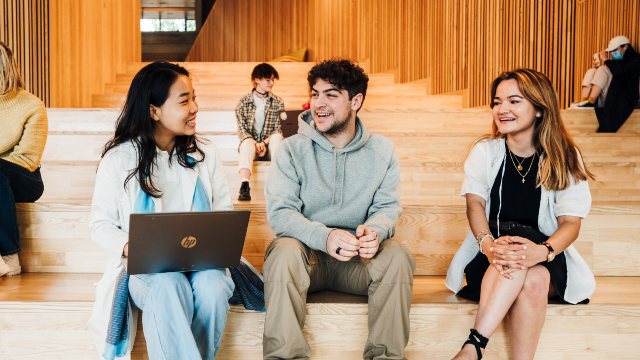 students inside the FAB