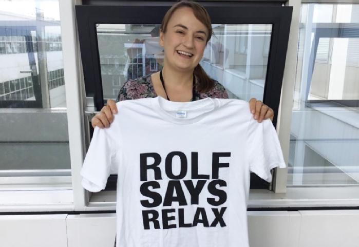 Photo of Rolf Says Relax t-shirt