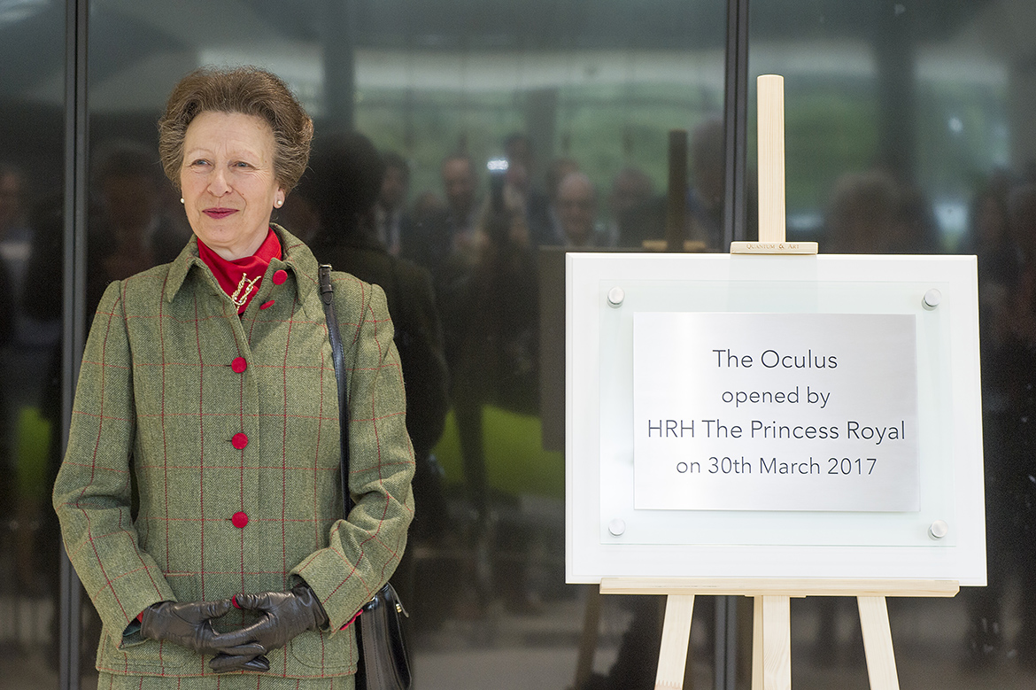 The Princess Royal opens The Oculus