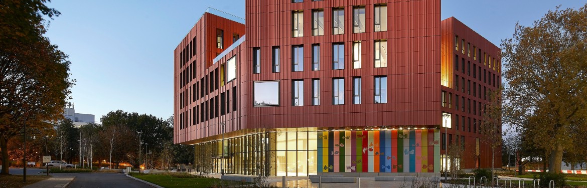 Faculty of Arts Building in the evening