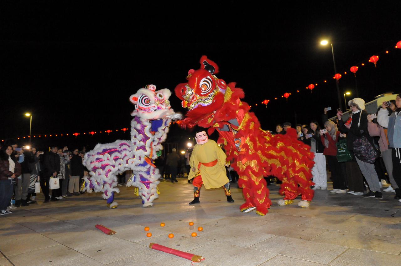 Lion Dance Performance at University of Warwick