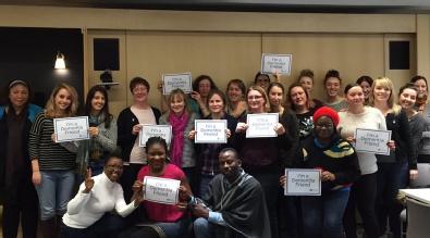 MA Social Work students at Dementia Friends session
