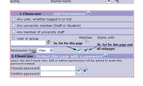 Screenshot of the 'add permissions' section.