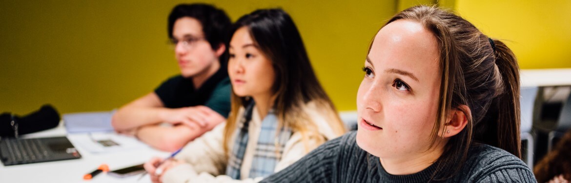 Global Decarbonisation and Climate Change students in the classroom