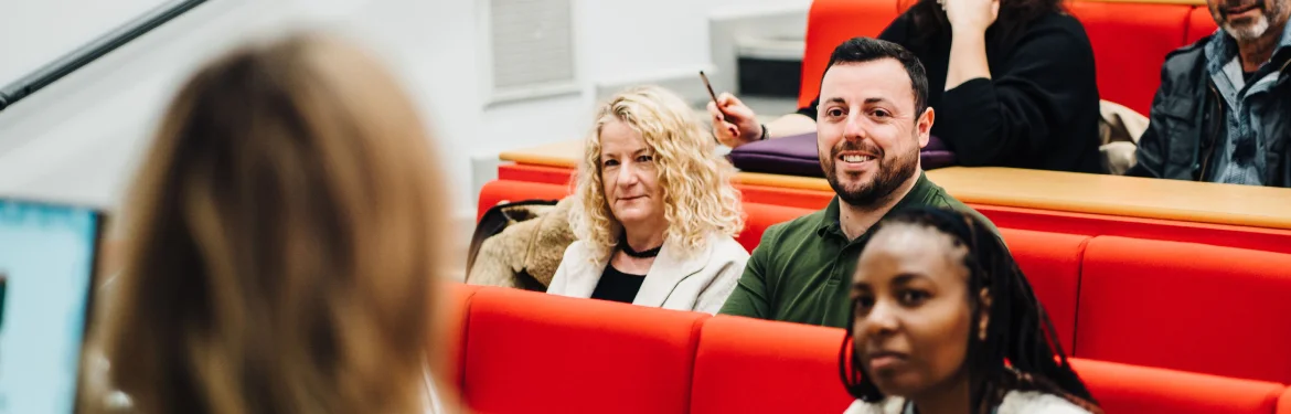 Students listening in a lecture